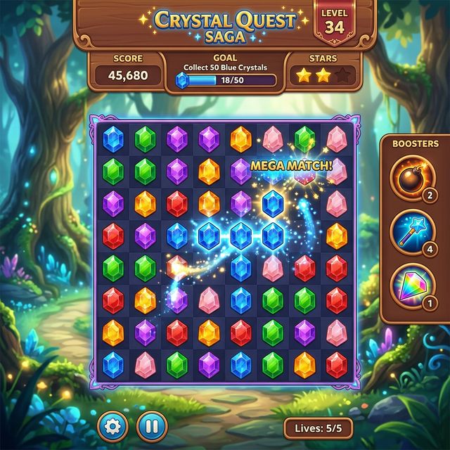 Crystal Quest Saga